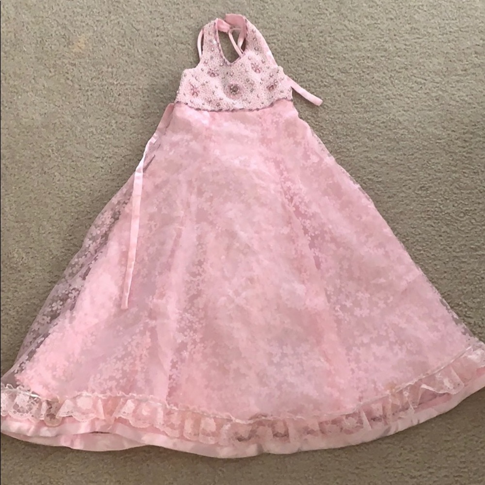 Pink Girls/Kids Indian Western Evening gown sz 26